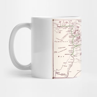 Vintage Map Cambrian Railway Mug